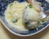 パスタでチーズフォンデュ作り方5写真