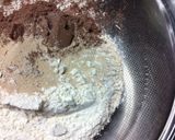 クランベリーとナッツのたっぷりチョコパン作り方1写真