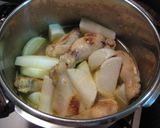 圧力鍋で鶏手羽元と大根のカレー煮作り方4写真