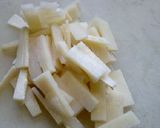 筍と豚肉のゴマ味噌炒め作り方2写真