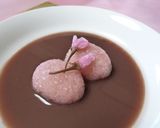 桜の季節のおしるこ作り方8写真