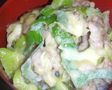 めちゃ旨♡　豚の天ぷら✤チーズがけ丼作り方7写真