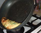 厚焼き卵　丸フライパンで簡単♪作り方4写真