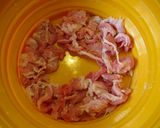 蓮根シャキっと♪豚キム甘酢あん作り方1写真