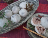 いちご大福の生地で赤飯大福☆レンジで簡単作り方6写真