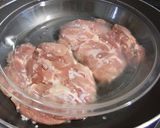 塩麹de鶏肉の梅ソースがけ作り方2写真