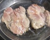 塩麹de鶏肉の梅ソースがけ作り方3写真
