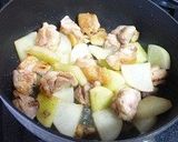鶏肉と大根と菜の花のうま煮作り方3写真