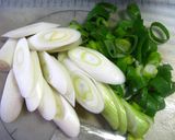 ■豆腐とねぎのオイスター煮込み■作り方1写真