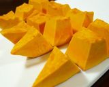 甘さ控えめ 濃い味のかぼちゃの煮物作り方2写真