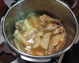 圧力鍋で鶏手羽元と大根のカレー煮作り方5写真