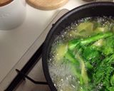 菜の花とエリンギの明太クリーム春スパ♡作り方4写真