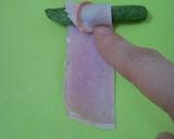 お弁当に*インゲンとハムのくるくる作り方4写真
