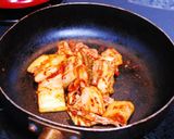 カリふわっ✿揚げ豚キムチ作り方2写真