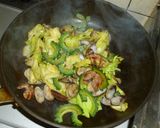パパのアサリ＆キャベツ＆ゴーヤー作り方6写真