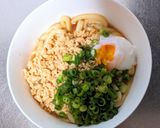 鶏そぼろ月見うどん作り方7写真