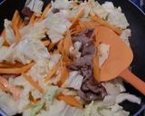 牛コマ＋人参の味噌ケチャップソースMIX作り方3写真