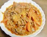 牛コマ＋人参の味噌ケチャップソースMIX作り方6写真