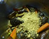 豚バラと茄子の生姜ごま風味の煮物作り方9写真