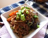 豚バラと茄子の生姜ごま風味の煮物作り方11写真