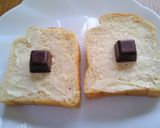 マーガリンdeチョコっとトースト作り方2写真