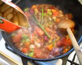 お肉とお豆の煮込み作り方4写真