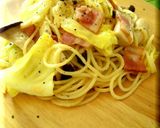 キャベツ＆ベーコンのペペロンチーノ作り方4写真