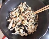 ヘルシー♬きのこたっぷりささみとひじき煮作り方4写真