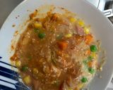 レンジ簡単洋風キムチチリ味オムライス弁当作り方6写真
