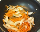 【簡単夕食】合挽肉と野菜の味噌マヨネーズ炒め作り方3写真