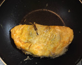舞茸ともやしの中華風オムレツ作り方7写真