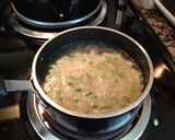 ひき肉とほうれん草で★坦々風おじや作り方3写真