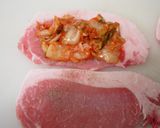 ☆キムチサンドトンカツ☆作り方1写真