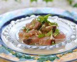 塩麹と甘酢で和えた♫美味しいお刺身☆作り方4写真