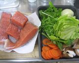 簡単!野菜たっぷり鮭のムニエル作り方1写真