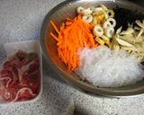 豚肉入り♪具だくさんな☆おかずひじき☆作り方1写真