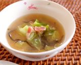塩麹＆塩昆布でキャベツとベーコンのスープ作り方4写真