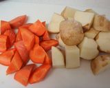 ☆揚げじゃがそぼろあえ☆作り方1写真