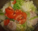 鶏肉とトマトの簡単スープ作り方2写真