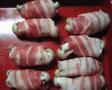 ♪魚ニソとしめじの豚バラ巻き♪作り方3写真
