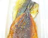ルクエ２分でアジの味りん干し焼き作り方1写真