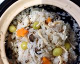 銀杏入りきのこご飯作り方4写真