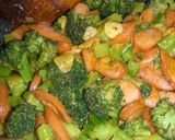 春❀ブロッコリーのカレー風味パスタ作り方2写真