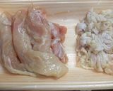 鶏肉ときゃべつの簡単ごま和え　作り方1写真