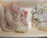 鶏肉ときゃべつの簡単ごま和え　作り方1写真