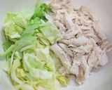 鶏肉ときゃべつの簡単ごま和え　作り方4写真