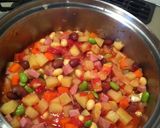 ★お豆とたっぷり野菜のトマト煮★作り方3写真