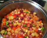 ★お豆とたっぷり野菜のトマト煮★作り方3写真