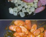 アスパラとウインナーのカレー炒め作り方2写真