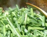 葉ネギと豚ハツの炒め物作り方5写真